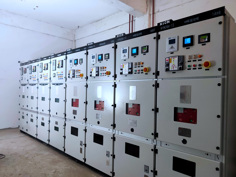 某排水泵站—高压软起动装置、高压SVG(图1)